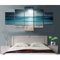 HD Printed Beach Ocean Sea Sunset Painting Canvas Print Room Decor Print Poster Picture Canvas Mc-093